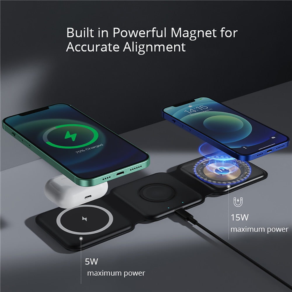 3-in-1 Foldable Wireless Charger